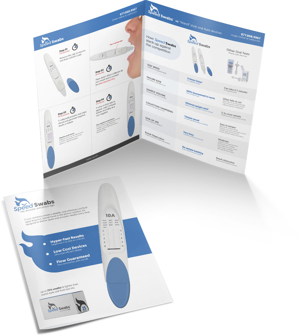 Get a brochure for the easiest, fastest, and most cost-effective drug test on the market-SpeedSwabs.